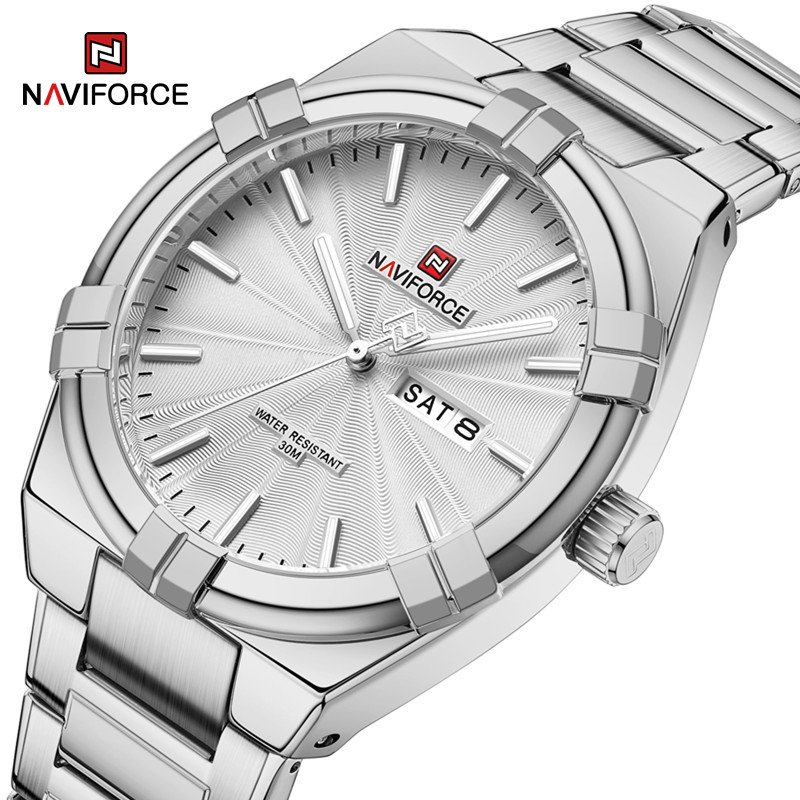 Luxury Watch Magazine - 탑 브랜드 NAVIFORCE 남성용 시계 쿼츠