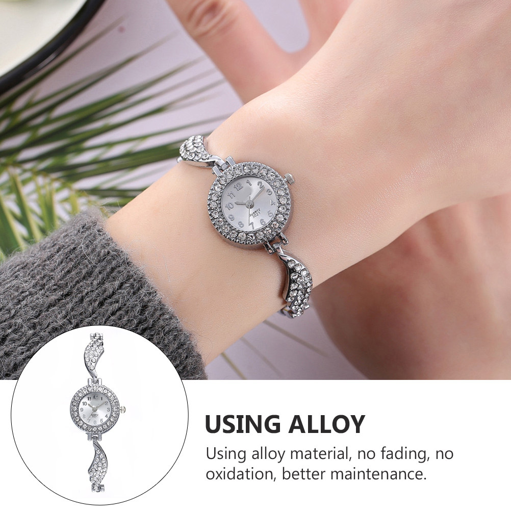 1개입, 라인스톤 장식의 날개 디자인 여성용 쿼츠 시계 - Luxury Watch Gift For Her 리뷰 및 가격