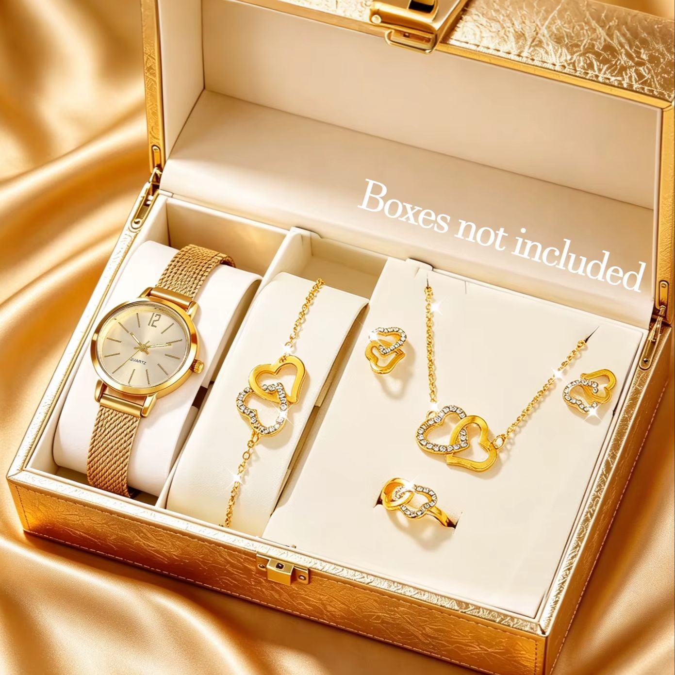 세련되고 미니멀한 디자인의 여성용 둥근 시계 6개 세트 - Luxury Watch Gift For Her 리뷰 및 가격