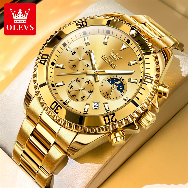 OLEVS 시계 남자 톱 브랜드 럭셔리 골드 쿼츠 밀리 - Luxury Watch Investment 리뷰 및 가격