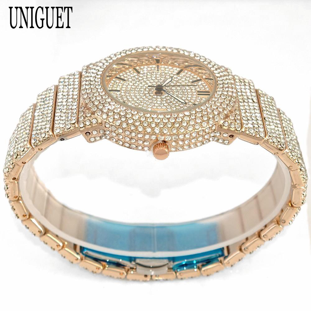 2025 유니게트 남성 패션 아이스 시계 럭셔리 힙합  - Luxury Watch Iceberg 리뷰 및 가격
