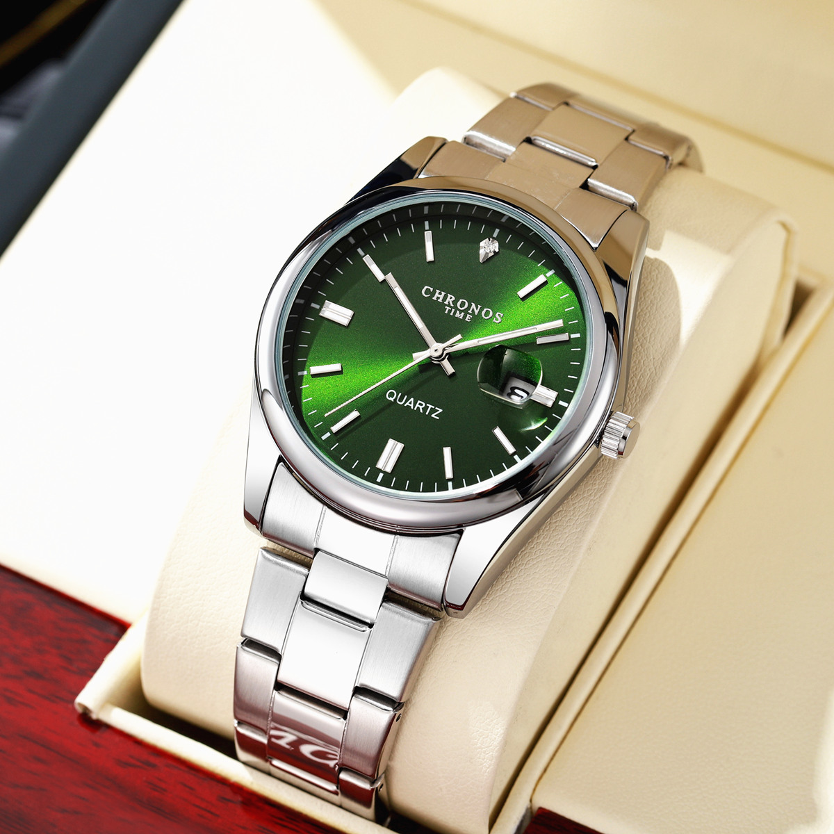 CHRONOS 최고 브랜드 럭셔리 남자 손목 시계 방수 - Luxury Watch Magazine 리뷰 및 가격