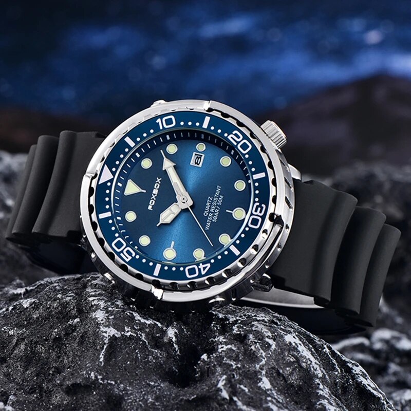 남성용 2024 캐주얼 시계, 럭셔리 실리콘 스포츠 시 - Luxury Watch Investment 리뷰 및 가격
