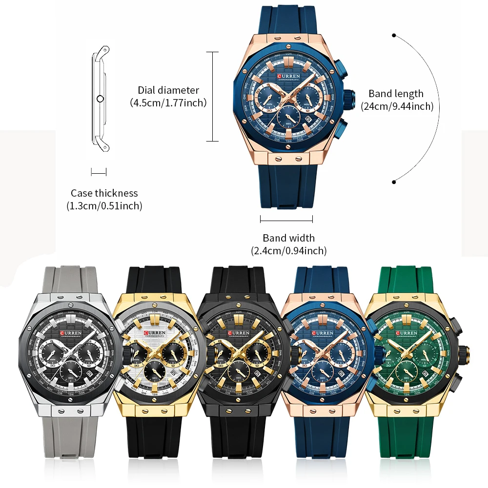 CURREN 럭셔리 브랜드 하이 퀄리티 크로노그래프 야 - Luxury Watch Investment 리뷰 및 가격
