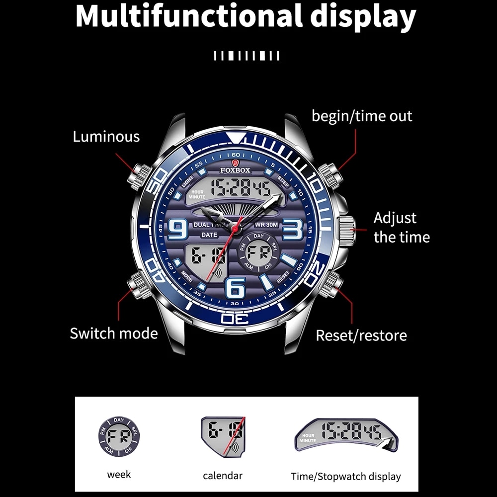 2024 탑 브랜드 럭셔리 디지털 남성용 시계, 럭셔리 - Luxury Watch Magazine 리뷰 및 가격